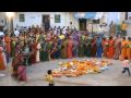 celebrating bathukamma festival at kukatpally , Hyderabad. Andhrapradesh