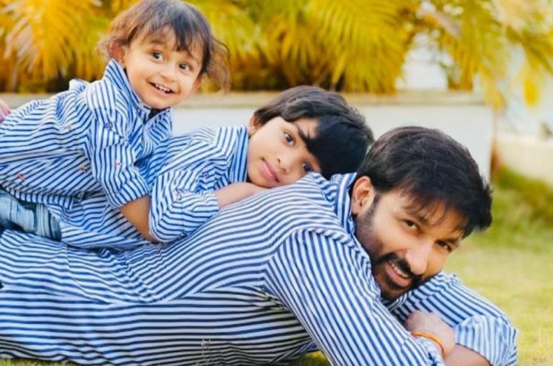 Gopichand Family Pics