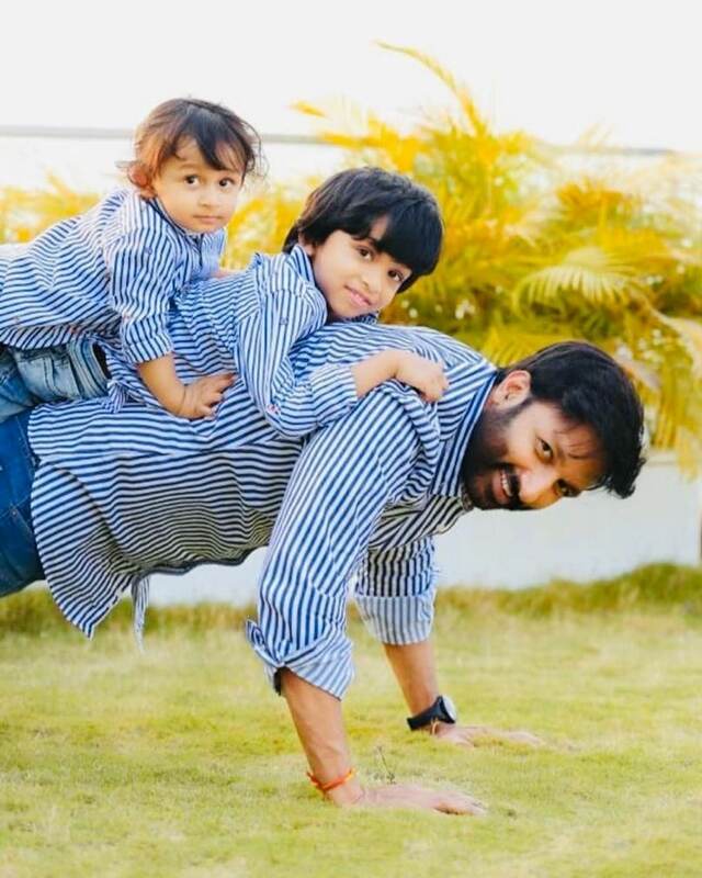 Gopichand Family Pics