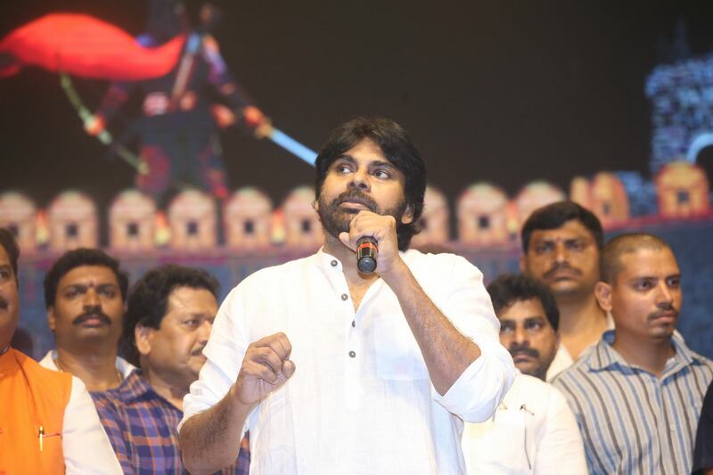 Pawan Kalyan At Chiranjeevi 63rd Birthday Celebrations