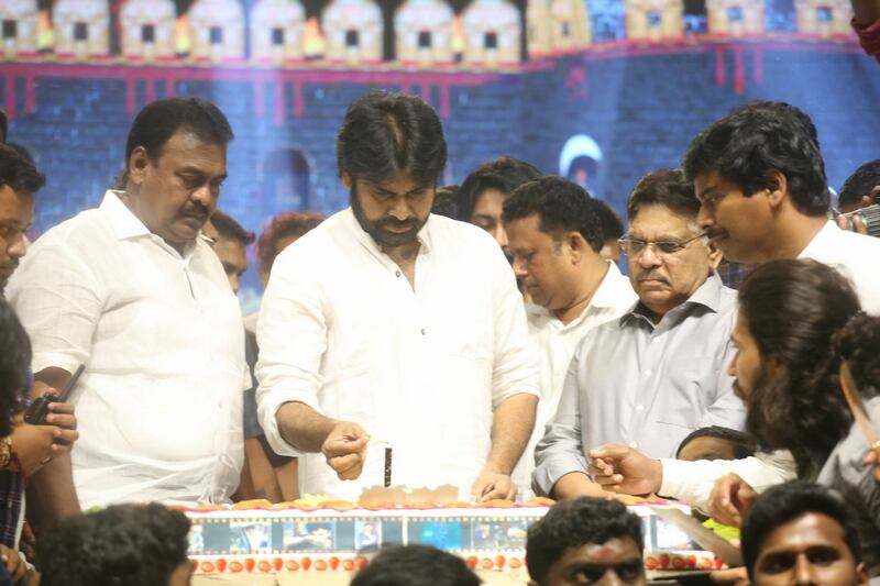 Pawan Kalyan At Chiranjeevi 63rd Birthday Celebrations