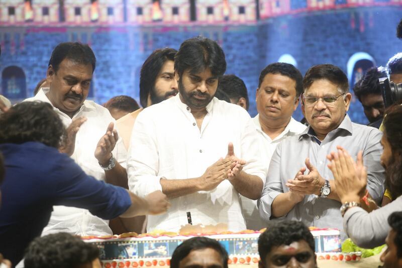 Pawan Kalyan At Chiranjeevi 63rd Birthday Celebrations