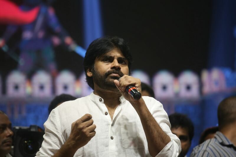 Pawan Kalyan At Chiranjeevi 63rd Birthday Celebrations