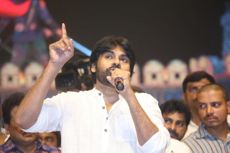 Pawan Kalyan At Chiranjeevi 63rd Birthday Celebrations