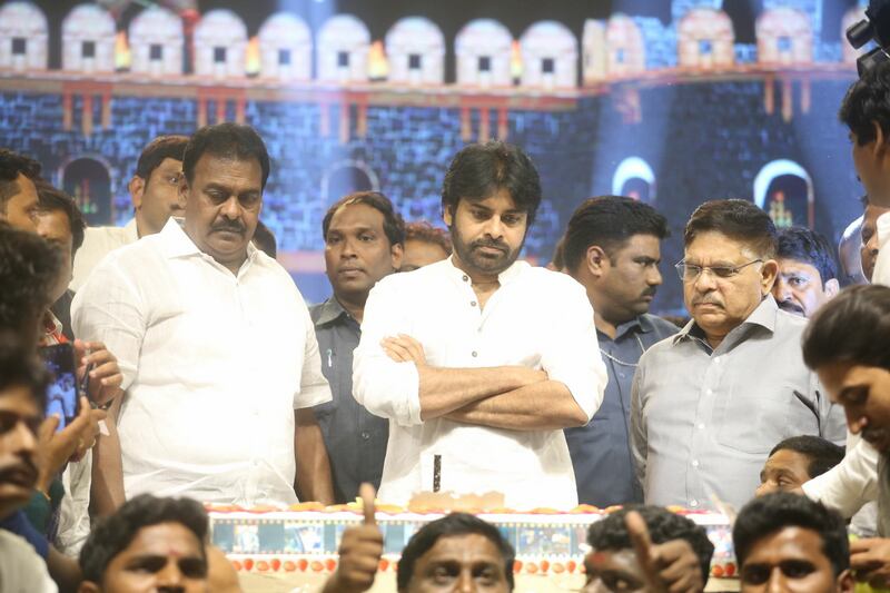 Pawan Kalyan At Chiranjeevi 63rd Birthday Celebrations