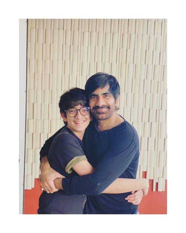 Ravi Teja With Family Pics