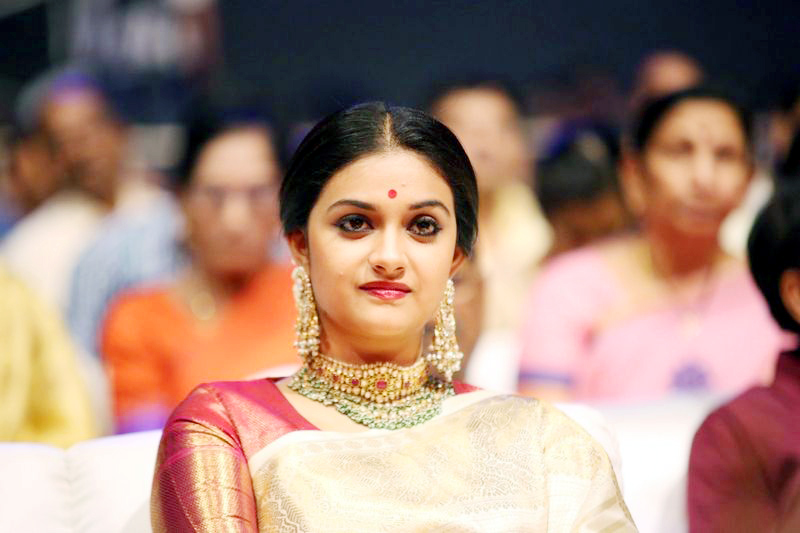 Keerthy Suresh At Mahanati Audio Launch