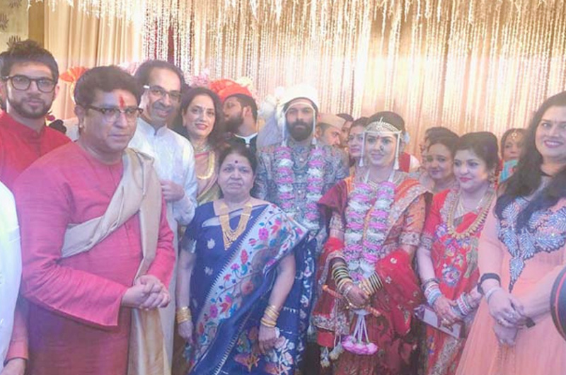 Amit Thackeray Wedding Stills | Bollywood Celebs | Photo 27of 27 | Amit-Thackeray-Wedding-Photos-01