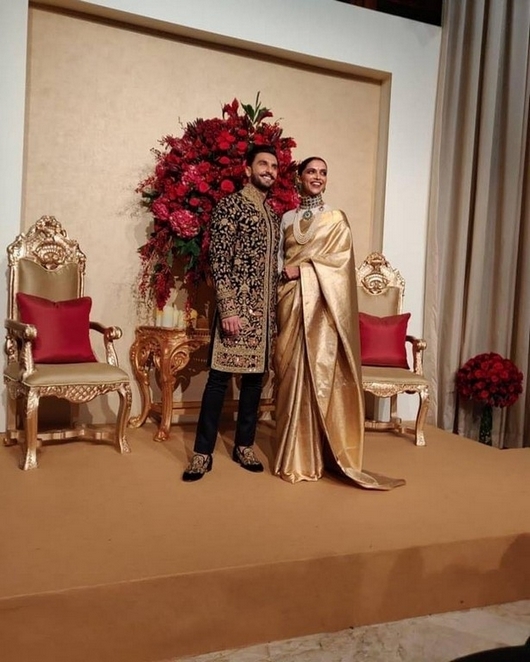 Ranveer Singh and Deepika Padukone Reception