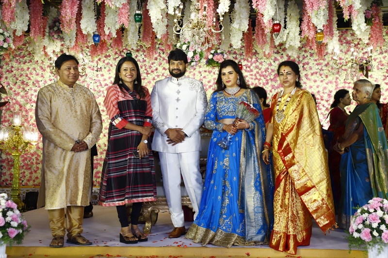 Archana Wedding Reception Pics