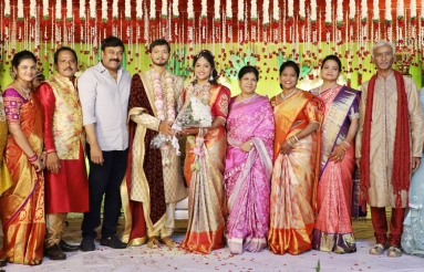 Celebs At Journalist Prabhu Daughter Wedding
