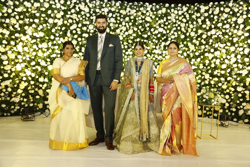 Jayasudha Son Nihar Kapoor Wedding Reception Pics