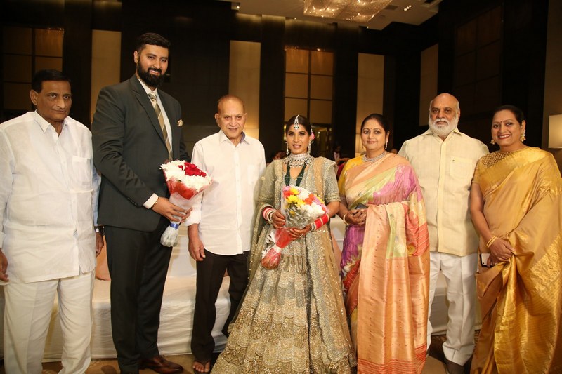 Jayasudha Son Nihar Kapoor Wedding Reception Pics