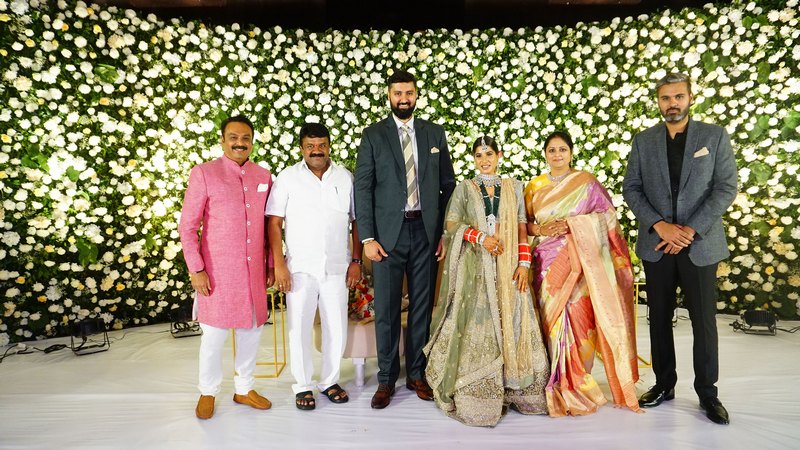 Jayasudha Son Nihar Kapoor Wedding Reception Pics