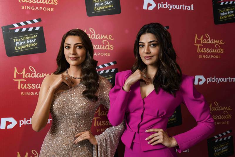 Kajal Aggarwal Wax Statue Launch