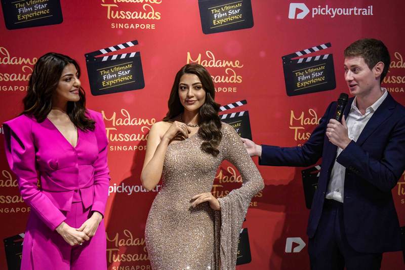 Kajal Aggarwal Wax Statue Launch