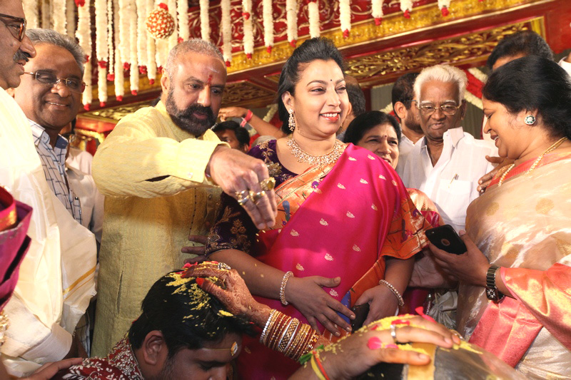 Kodi Ramakrishna Younger Daughter Marriage | Celebs-at-Kodi-Ramakrishna-Daughter-Pravallika-Wedding-01 | Celebs at Kodi Ramakrishna Daughter Pravallika Wedding | Photo 19of 19