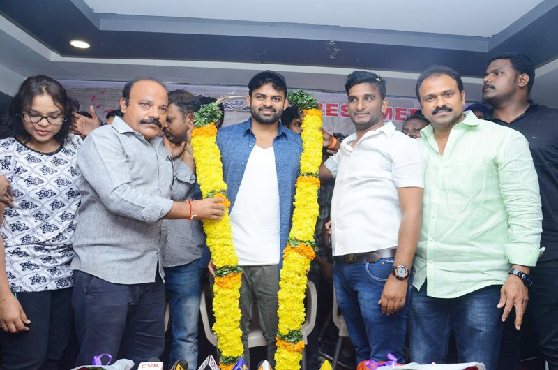 Pratiroju Pandaga Movie Team At Vijayawada