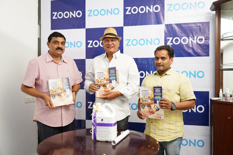 Rajendra Prasad Launch Zoono Z71 Surface Sanitiser