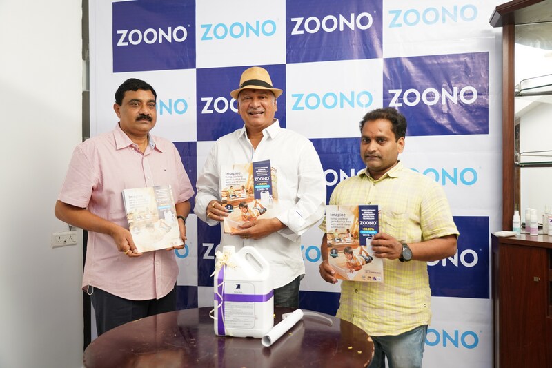 Rajendra Prasad Launch Zoono Z71 Surface Sanitiser