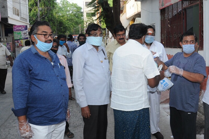 Sai Madhav Burra Donates Groceries