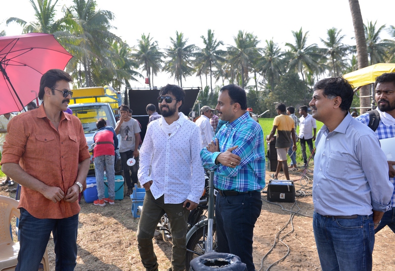 Venky Mama Movie Working Stills