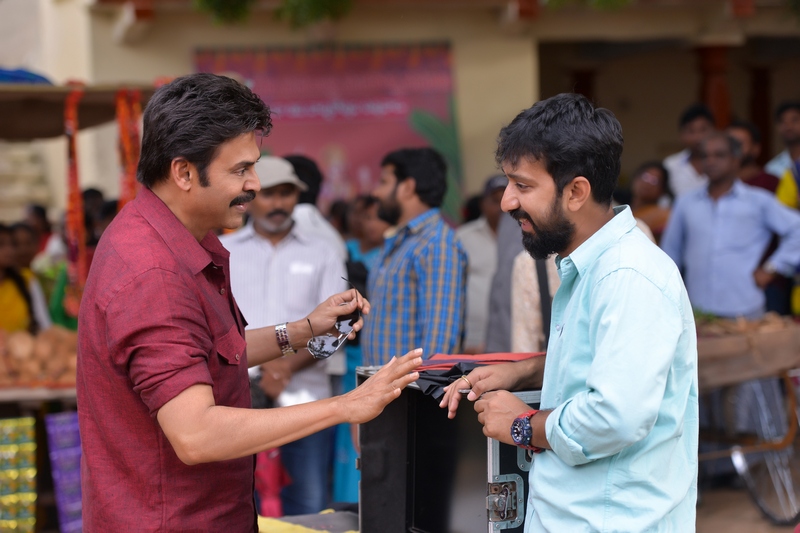 Venky Mama Movie Working Stills