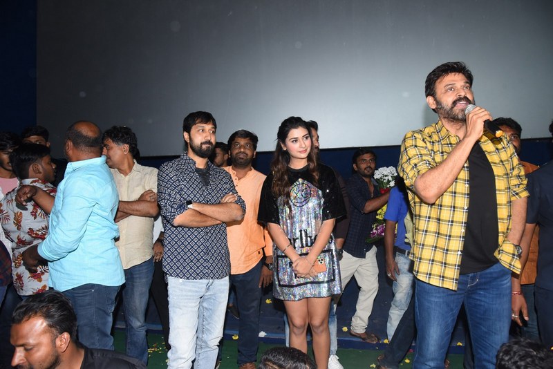 Venky Mama Team At Devi Theater