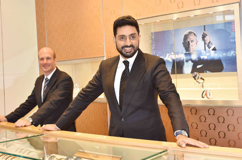 Abhishek Bachchan Inaugurates OMEGA Boutique