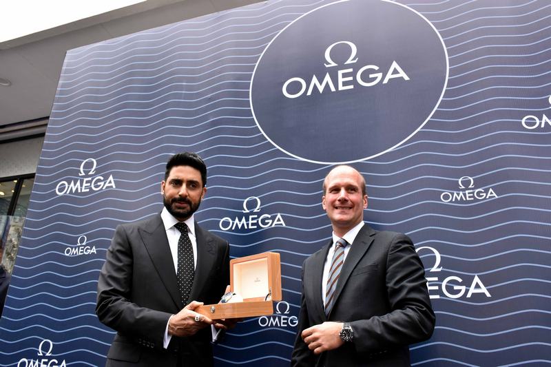 Abhishek Bachchan Inaugurates OMEGA Boutique