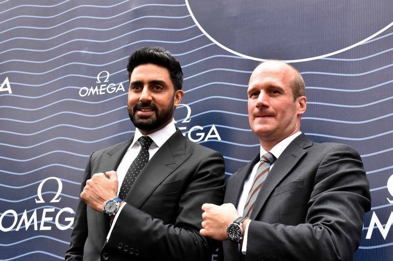 Abhishek Bachchan Inaugurates OMEGA Boutique