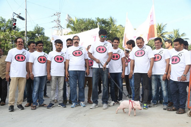 Adhugo Movie Team Walk At KBR Park