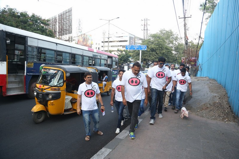 Adhugo Movie Team Walk At KBR Park