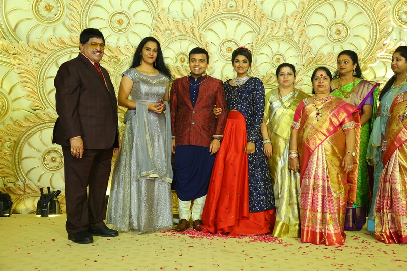 Ambica Krishna Grandson Wedding Reception