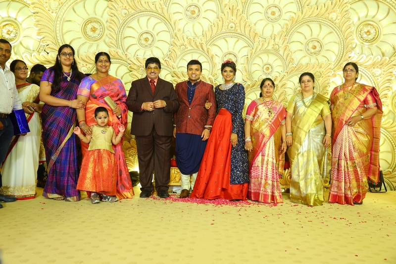 Ambica Krishna Grandson Wedding Reception