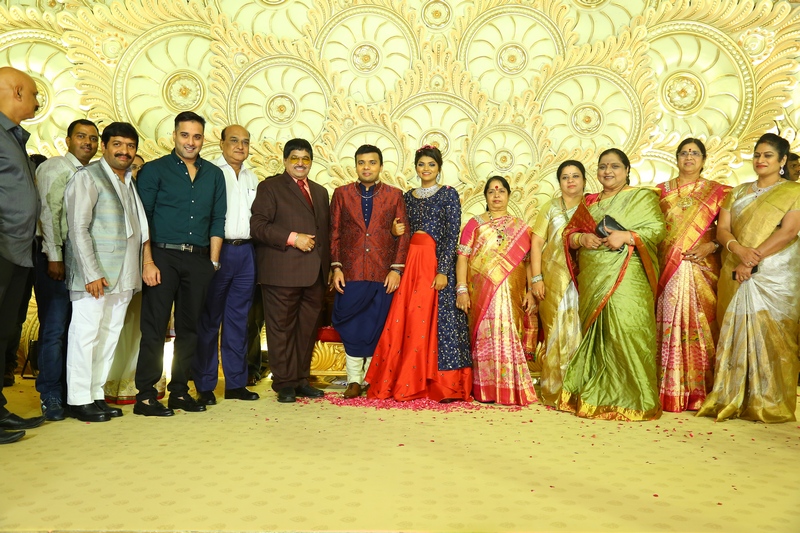 Ambica Krishna Grandson Wedding Reception