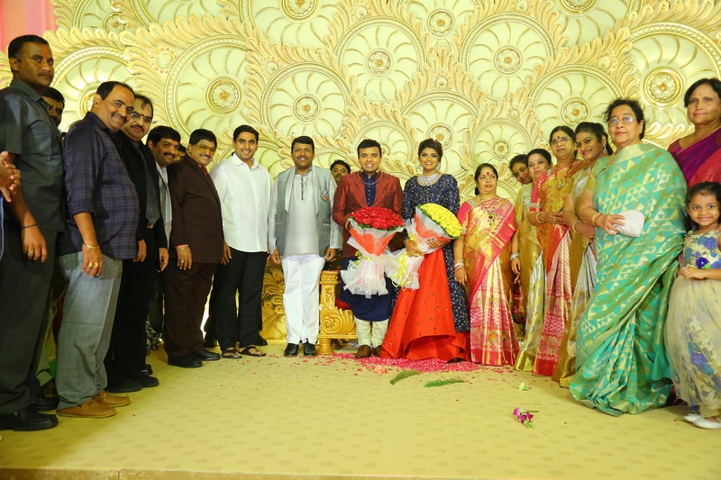 Ambica Krishna Grandson Wedding Reception