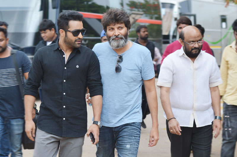 Aravindha Sametha Working Stills