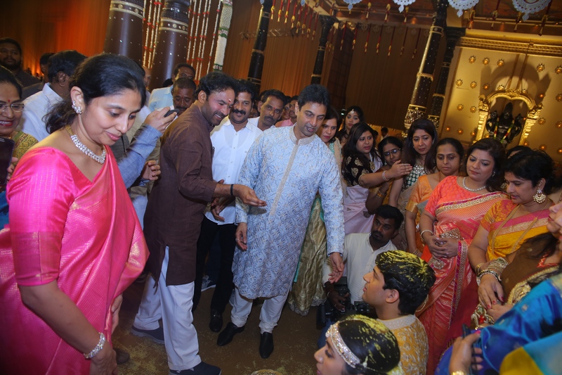 Celebs at TSR Grandson Anirudh Wedding Photos