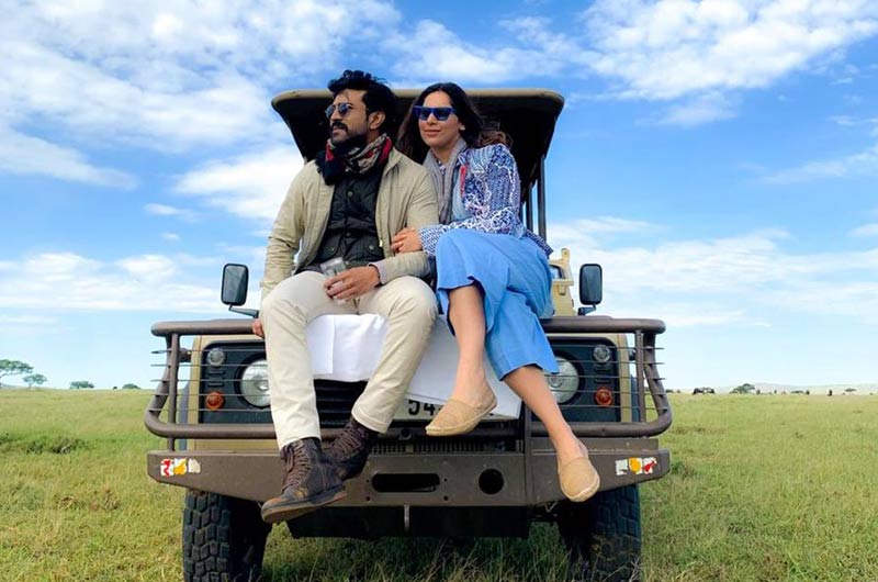 Charan and Upasana Holidaying in Africa