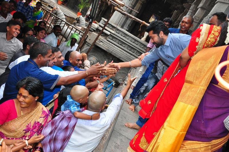 Chinna-Babu-Movie-Team-At-Simhachalam-Temple-05