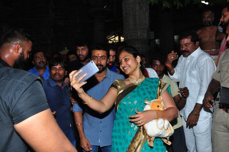 Chinna-Babu-Movie-Team-At-Simhachalam-Temple-06