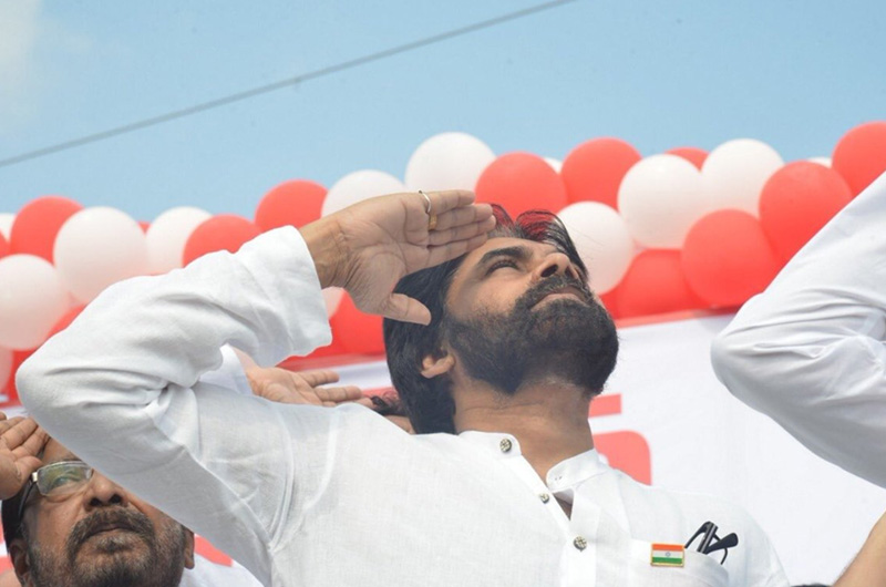 Chiranjeevi Pawan Kalyan and AlluArjun Republic Day Celebrations