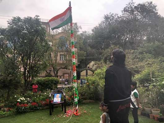 Chiranjeevi Pawan Kalyan and AlluArjun Republic Day Celebrations