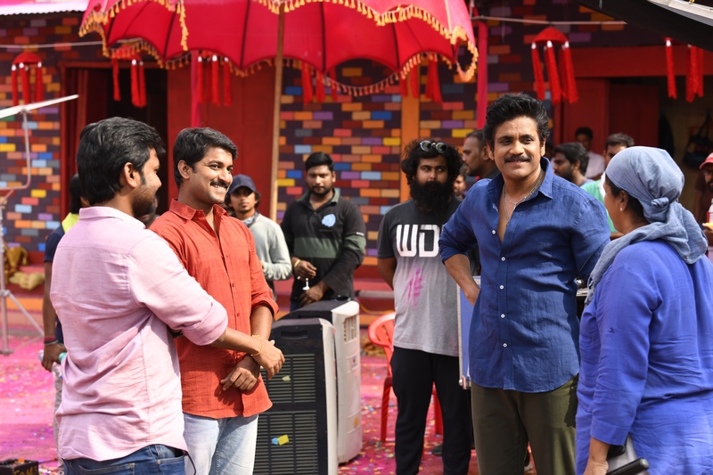 Wallpaper 8of 10 | Telugu Movie | Devadas | Devadas-Movie-Working-Stills-08