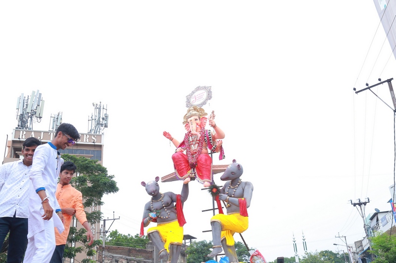 Ganesh Immersion At Hyderabad