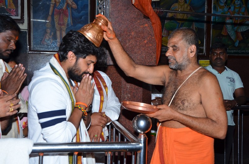 Gang Leader Team at Vijayawada Durga Temple