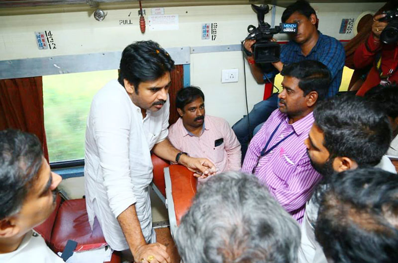 Janasena Chief Pawan Kalyan Interaction with Public