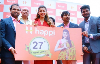 Kajal Launches Happi Mobiles Store In Hanamkonda