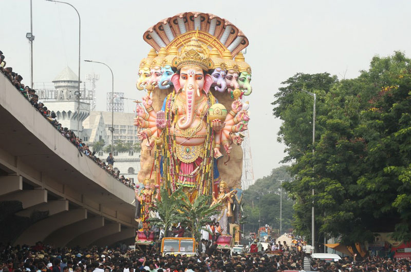 Khairatabad Ganesh Nimajjanam 2018